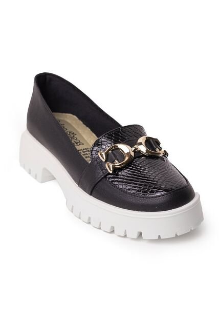 Price Shoes Mocasines Casuales Para Mujer 252A20NEGRO