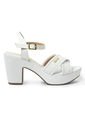 Price Shoes Sandalias Tacon Mujeres 462JC006BLANCO de Price Shoes
