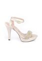 Price Shoes Tacon Elegante Mujer 542914CHAMPANA de Price Shoes