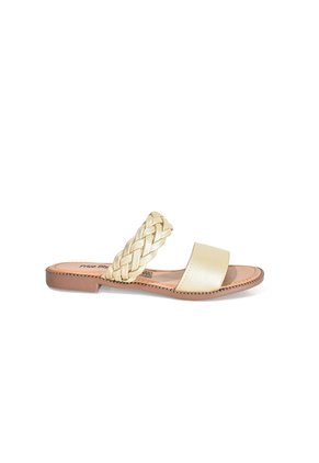 Price Shoes Sandalias Planas Trenza Mujer 692502CHAMPANA
