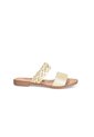 Price Shoes Sandalias Planas Trenza Mujer 692502CHAMPANA de Price Shoes