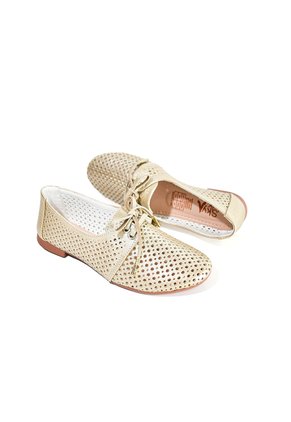 Price Shoes Mocasines Perforados Mujer 892BOLICHEROCHAMPANA
