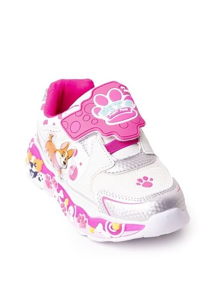 Price Shoes Tenis Infantiles Con Luces Para Niñas 204NAGR25-OOBLANCO
