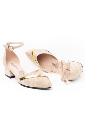 Price Shoes Tacon Moda Para Mujer 542577CHAMPANA