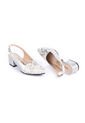 Price Shoes Tacon Bajo Para Mujeres 542684PLATA de Price Shoes