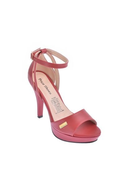 Priceshoes Sandalia Tacón Dama 542891Rojo - Compra Ahora | Dafiti Colombia