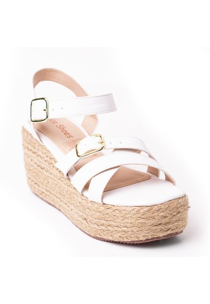 Priceshoes Plataformas Para Mujer 9521201BLANCO
