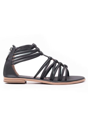 Price Shoes Sandalias Planas Para Dama 302E208SNEGRO