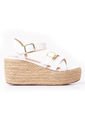 Priceshoes Plataformas Para Mujer 9521201BLANCO de Price Shoes