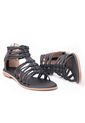 Price Shoes Sandalias Planas Para Dama 302E208SNEGRO de Price Shoes