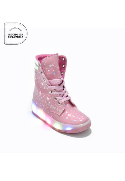 Priceshoes Botin Luces Moda Niña 5843046EstrRosado - Compra Ahora | Dafiti  Colombia