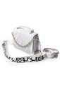 Price Shoes Bolso Moda Para Mujer 122F-7BLANCO de Price Shoes