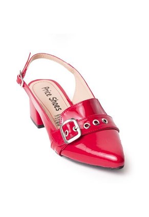 Price Shoes Tacon Bajo Para Mujer 9721221ROJO