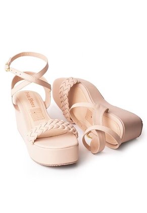 Price Shoes Plataforma Para Mujer 9521255NUDE