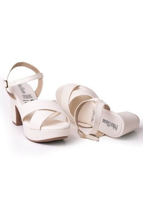 Price Shoes Sandalia Tacon Para Mujer 462JC011TALCO