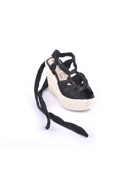 Priceshoes Sandalias Plataformas Mujeres 672753Negro
