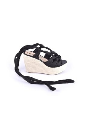 Priceshoes Sandalias Plataformas Mujeres 672753Negro