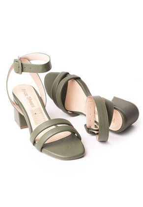 Price Shoes Tacones Para Mujer 952A-68OLIVA