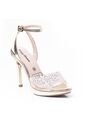 Priceshoes Sandalia Tacon Dama Elegante 882VS018CHAMPANA de Price Shoes