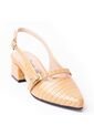 Price Shoes Tacon Puntudo Bajo Para Mujer 9721126CAMEL de Price Shoes