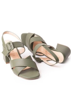 Price Shoes Tacones Moda Para Mujer 952L-44OLIVA