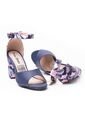 Priceshoes Sandalias Tacon Para Dama 972070-2AZUL de Price Shoes