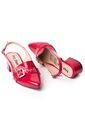 Price Shoes Tacon Bajo Para Mujer 9721221ROJO de Price Shoes