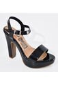 Price Shoes Tacones Charol Para Mujer 182FL881NEGRO de Price Shoes
