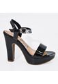 Price Shoes Tacones Charol Para Mujer 182FL881NEGRO de Price Shoes