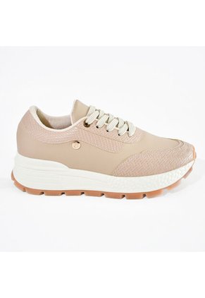 Price Shoes Tenis Urbanos De Moda Para Mujer 282M-549BEIGE