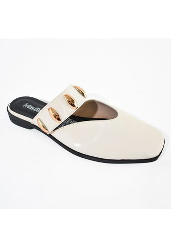 Price Shoes Sandalias Tipo Mule Planas Con Estilo Para Mujer 182BE268BEIGE Price Shoes