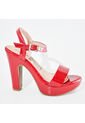 Price Shoes Tacones Charol Para Mujer 182FL881ROJO de Price Shoes