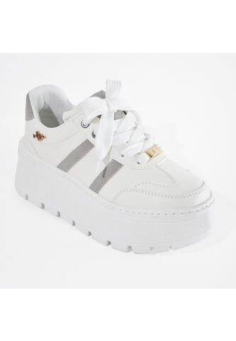 Price Shoes Tenis Con Plataforma Mujer 352KAROL-2GGRIS Price Shoes