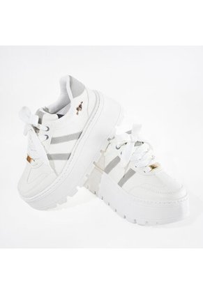 Price Shoes Tenis Con Plataforma Mujer 352KAROL-2GGRIS