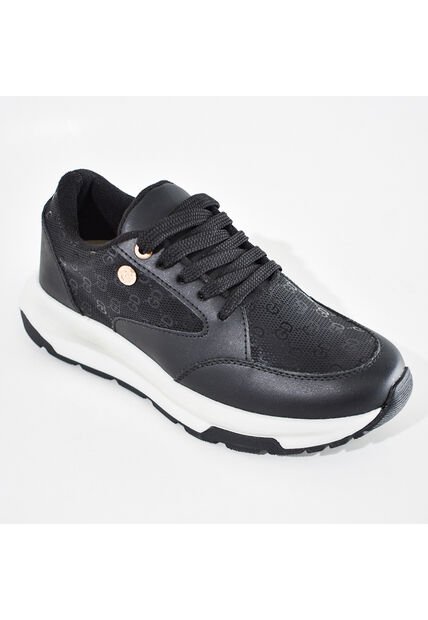 Price Shoes Tenis Urbanos Casual Mujer 282M-544NEGRO