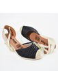 Price Shoes Plataformas De Yute Para Mujer 692A254NEGRO de Price Shoes