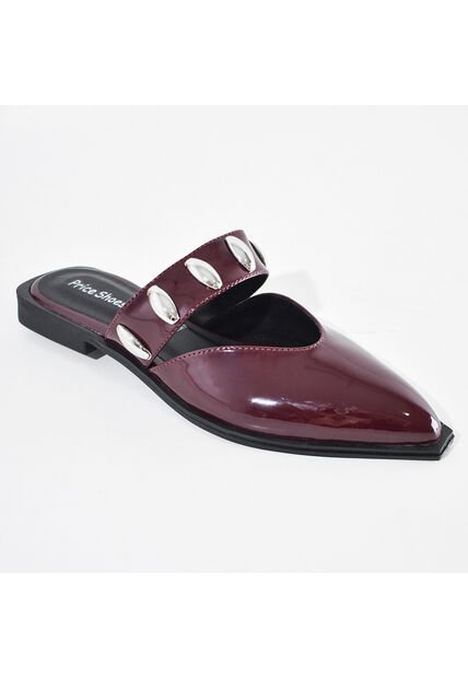Price Shoes Sandalias Tipo Mule Para Mujer 182MS268VINOTINTO