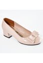 Price Shoes Tacones Casuales Con Moño Mujer 9723058NUDE de Price Shoes