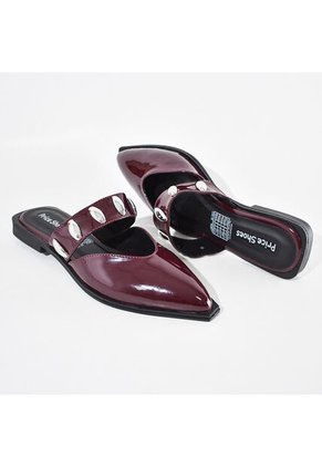 Price Shoes Sandalias Tipo Mule Para Mujer 182MS268VINOTINTO