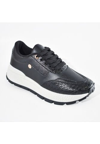 Price Shoes Tenis Urbanos De Moda Para Mujer 282M-549NEGRO Price Shoes