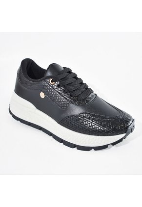 Price Shoes Tenis Urbanos De Moda Para Mujer 282M-549NEGRO