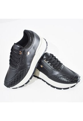 Price Shoes Tenis Urbanos De Moda Para Mujer 282M-549NEGRO