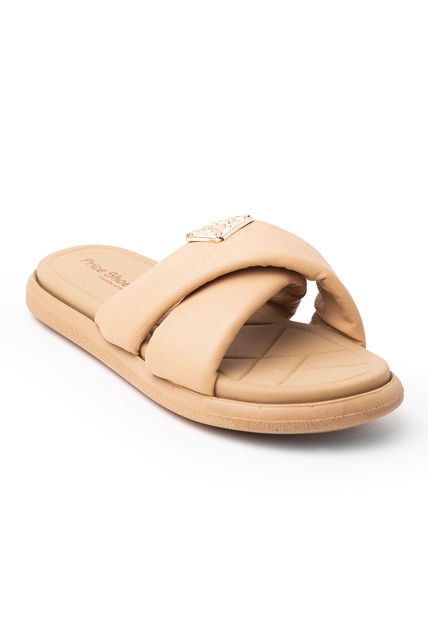 Priceshoes Sandalias Planas Mujeres 902BOM-01CAMEL