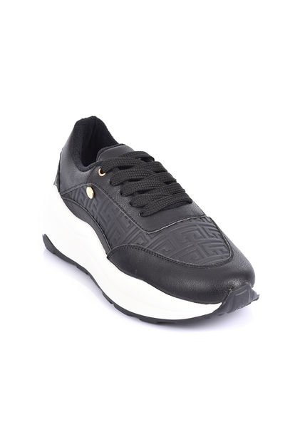 Price Shoes Tenis Moda Mujeres 282M464NEGRO