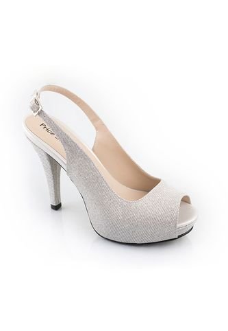 Price Shoes Tacon Dama 542834Plata Price Shoes
