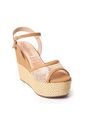 Price Shoes Plataformas En Yute Para Mujer 192M18AMARETTO de Price Shoes