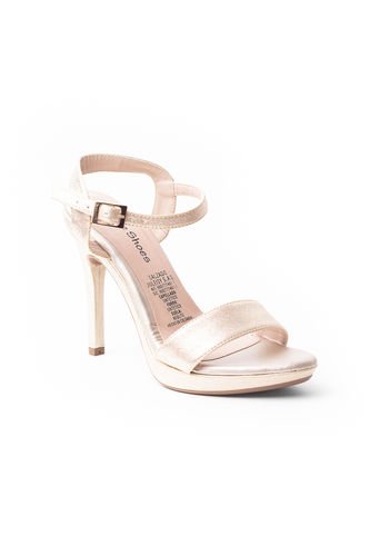 Priceshoes Sandalia Tacon Dama Elegante 5428974CHAMPANA Price Shoes