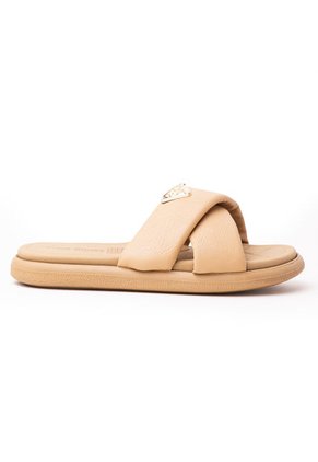 Priceshoes Sandalias Planas Mujeres 902BOM-01CAMEL