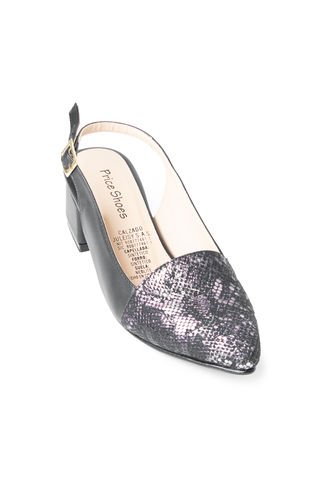 Price Shoes Tacon Bajo Para Mujeres 542684NEGRO Price Shoes