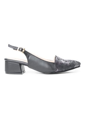 Price Shoes Tacon Bajo Para Mujeres 542684NEGRO